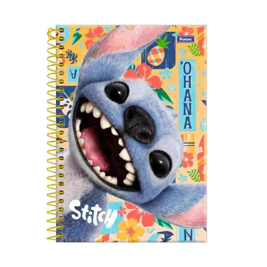 CADERNO 1X1 STITCH TROPICAL C.D.